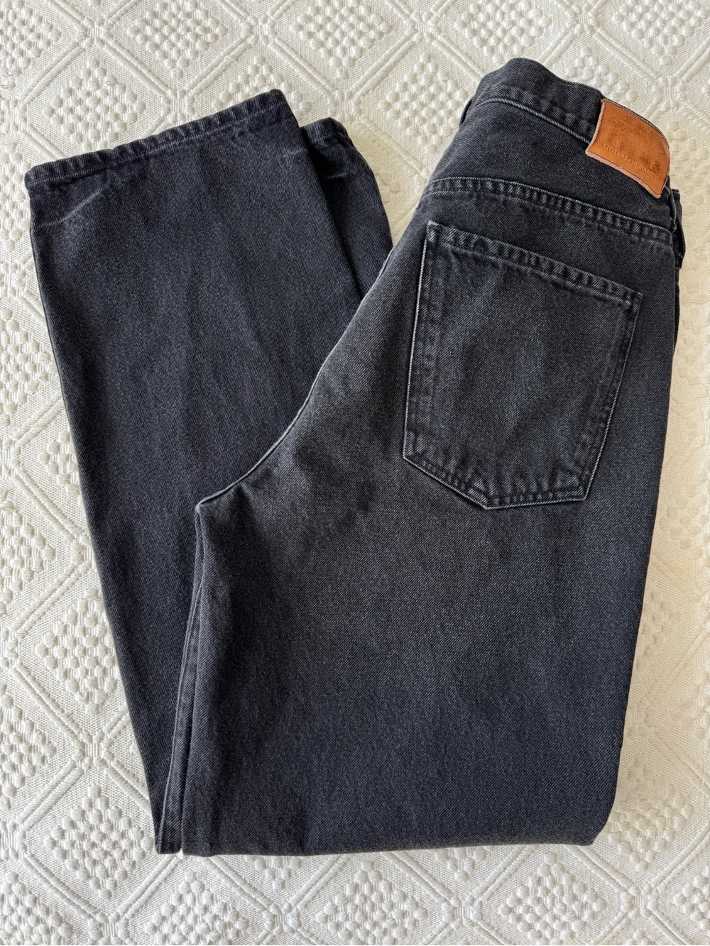 Citizen of Humanity Elle V-Front Black Jeans Nightfall Button Fly size 30 - Picture 7 of 13